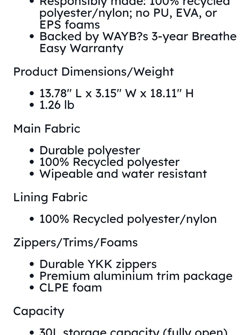 WAYB Ready to Roam Tote - Onyx